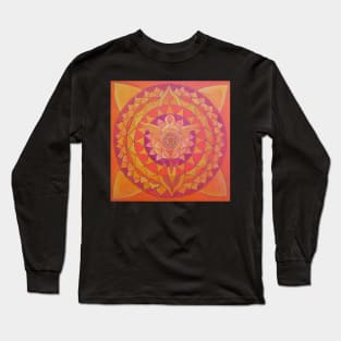 Angel of Love free-hand mandala Long Sleeve T-Shirt